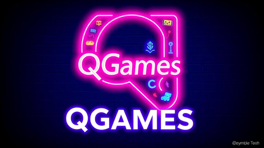 QGames — browser game website preview