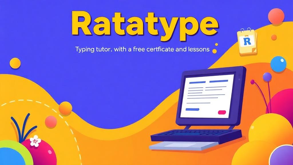 Ratatype — browser game website preview