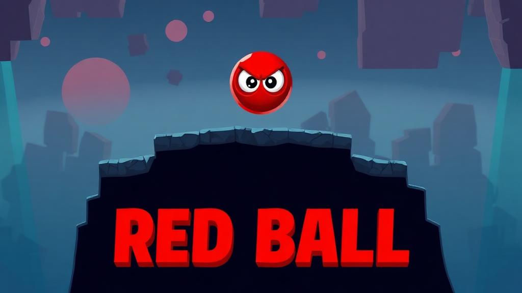 RedBallGame — browser game website preview