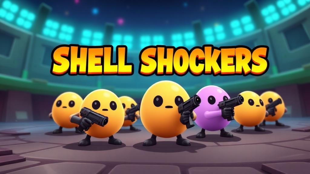 Shell Shockers — browser game website preview