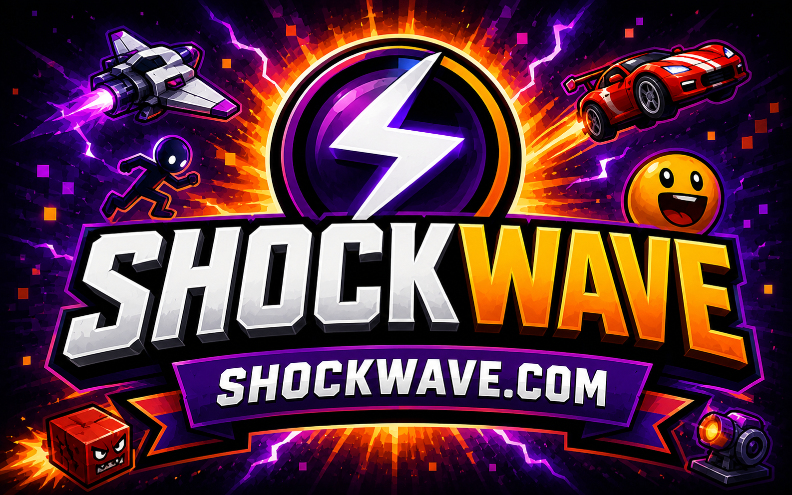 Shockwave — browser game website preview