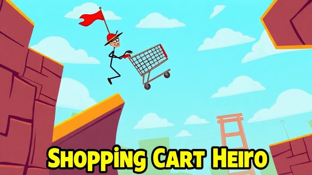 Shopping Cart Hero — browser game website preview
