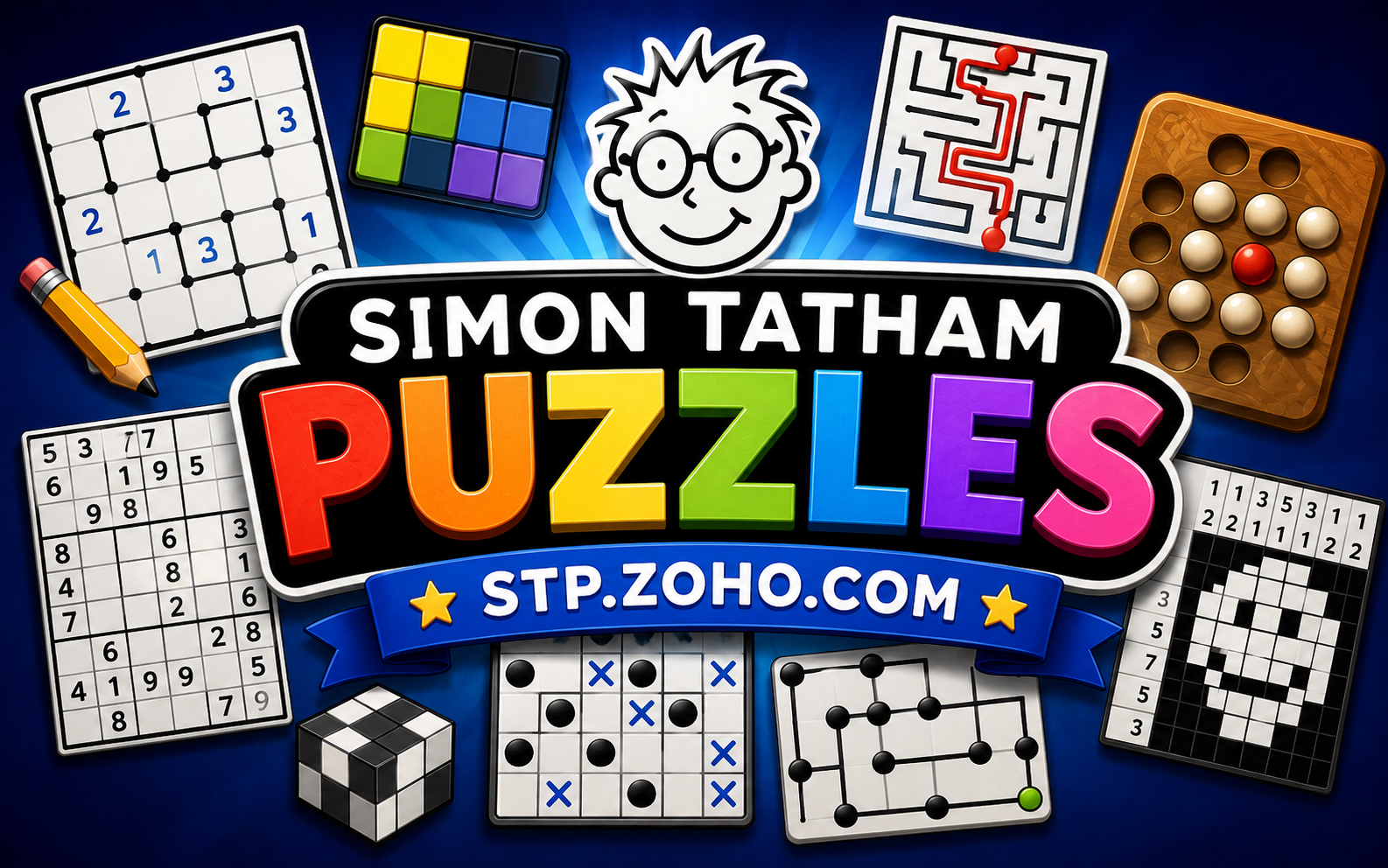 Simon Tatham Puzzles — browser game website preview