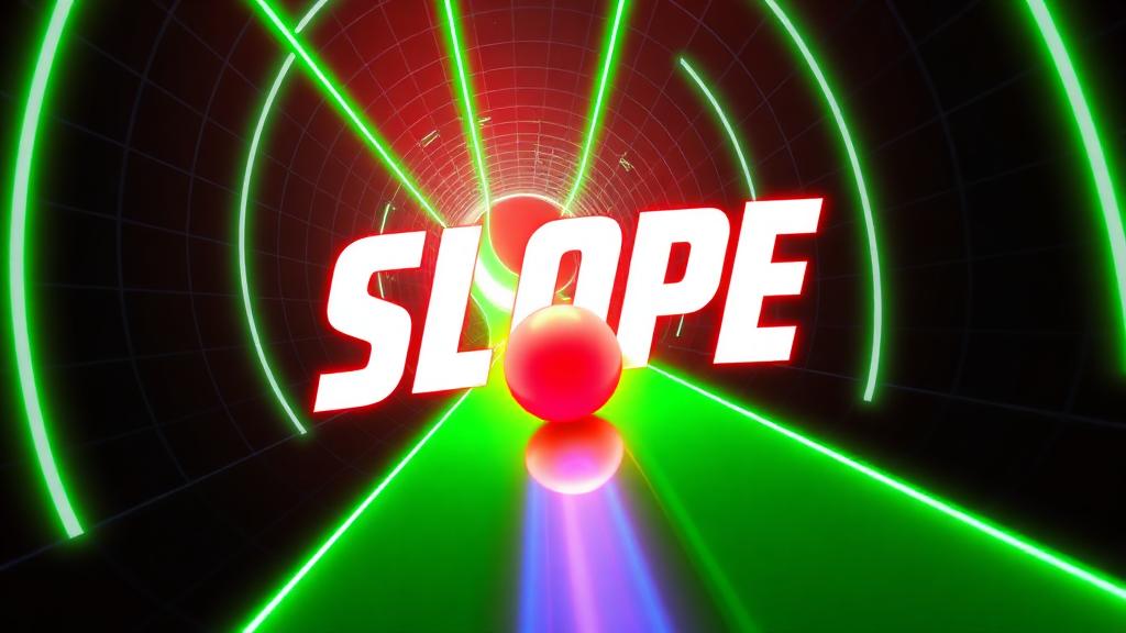 Slope — browser game website preview