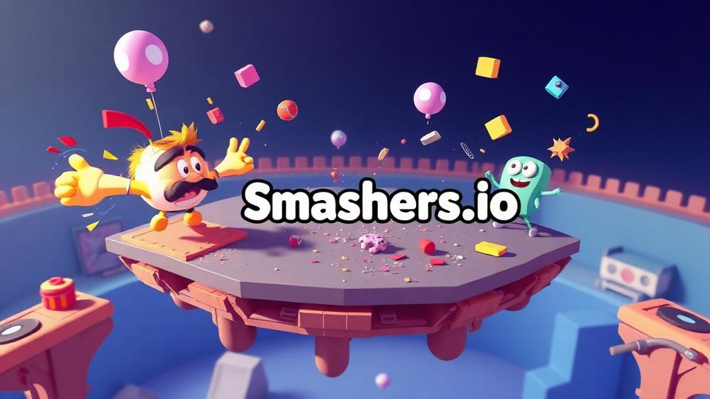 Smashers.io — browser game website preview