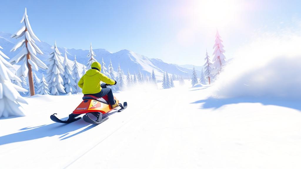 Snow Rider 3D — browser game website preview