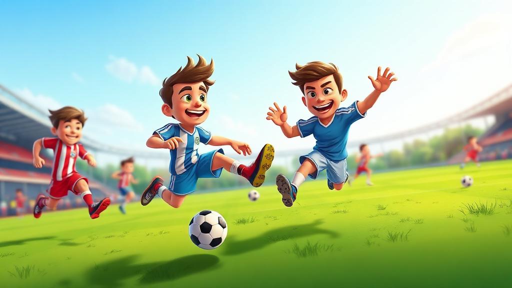 SoccerRandom — browser game website preview