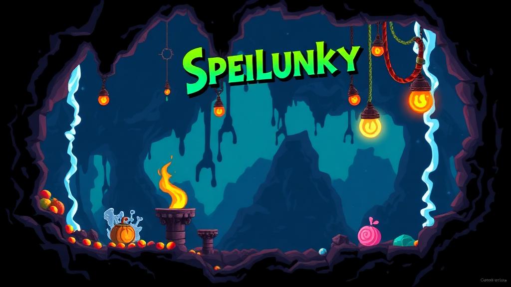 Spelunky Classic — browser game website preview