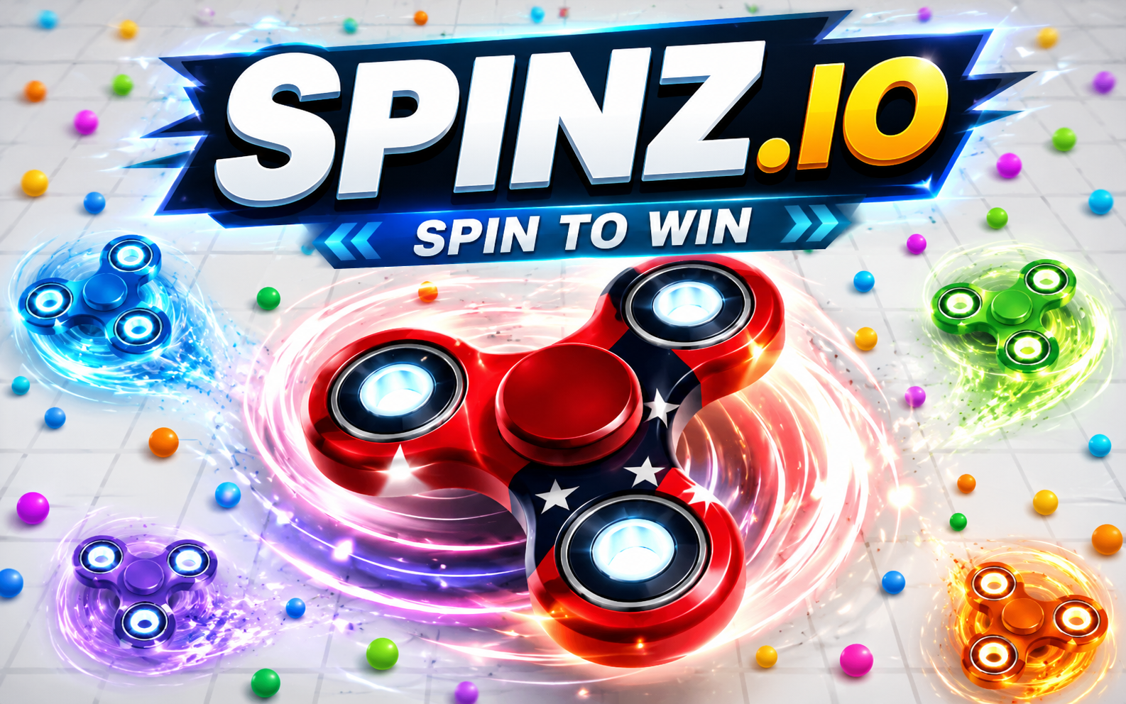 Spinz.io — browser game website preview