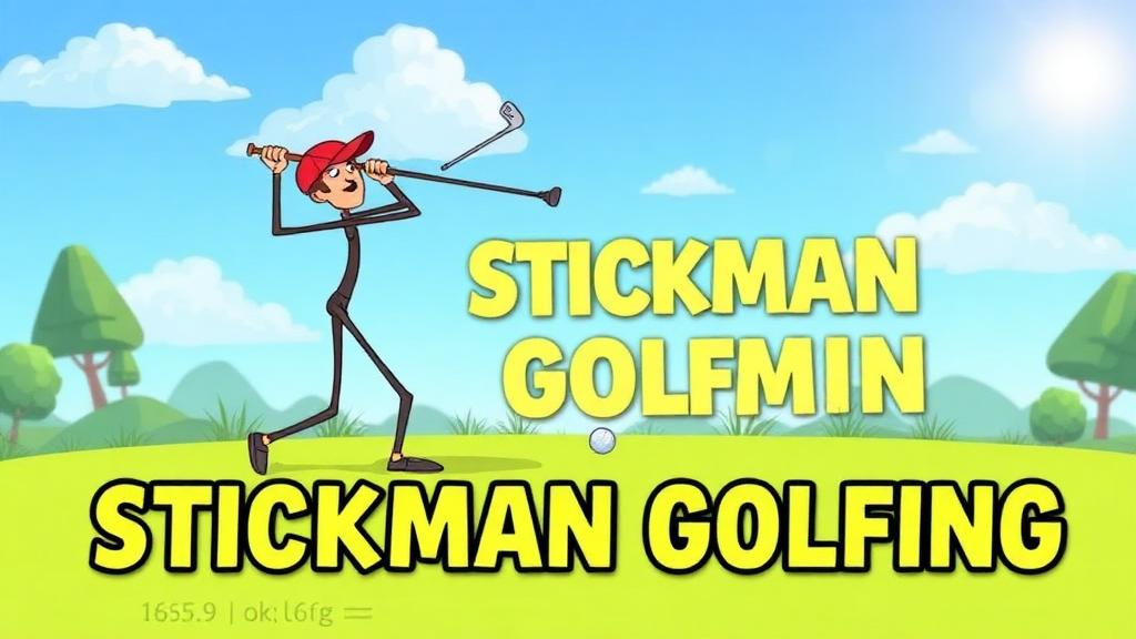 StickmanGolfing — browser game website preview