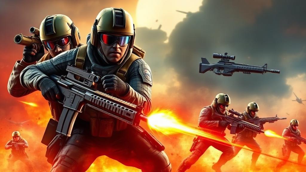 Strike Force Heroes — browser game website preview