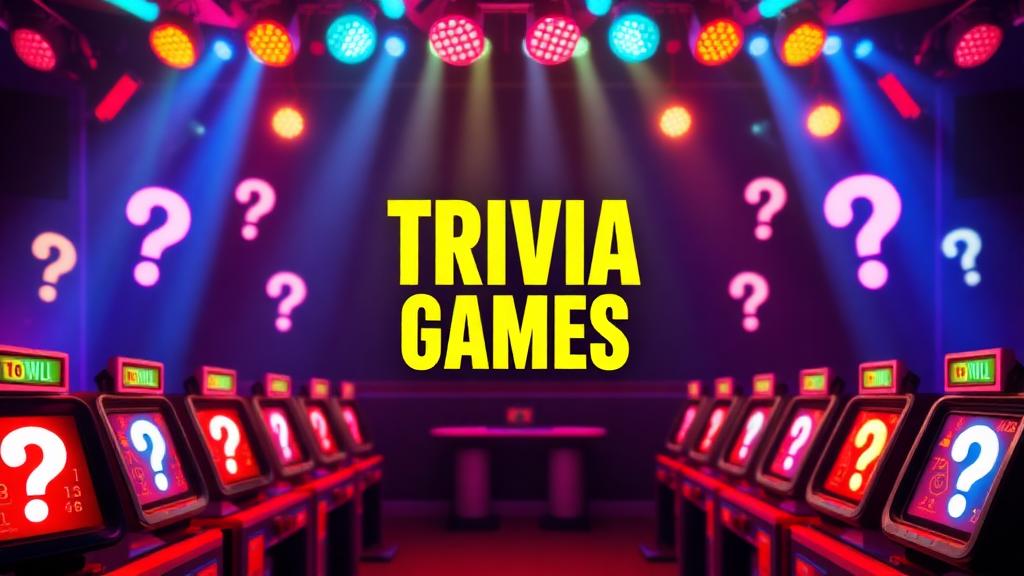 TriviaGames — browser game website preview