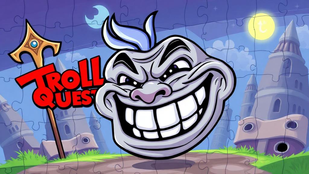 TrollFaceQuest — browser game website preview