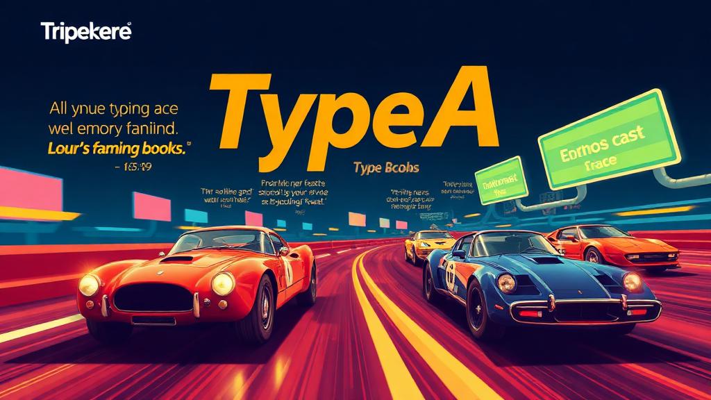 TyperA — browser game website preview