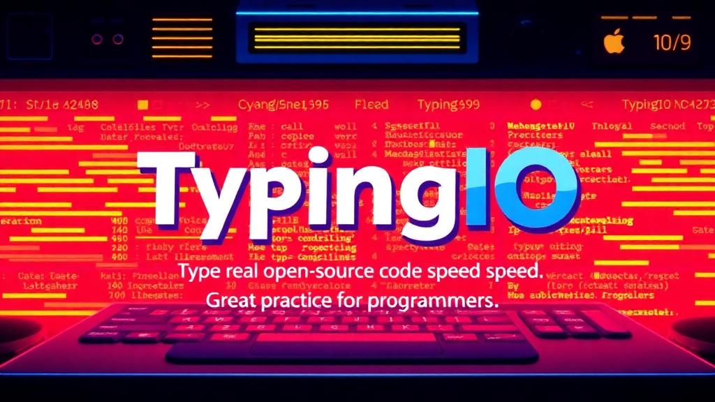 TypingIO — browser game website preview