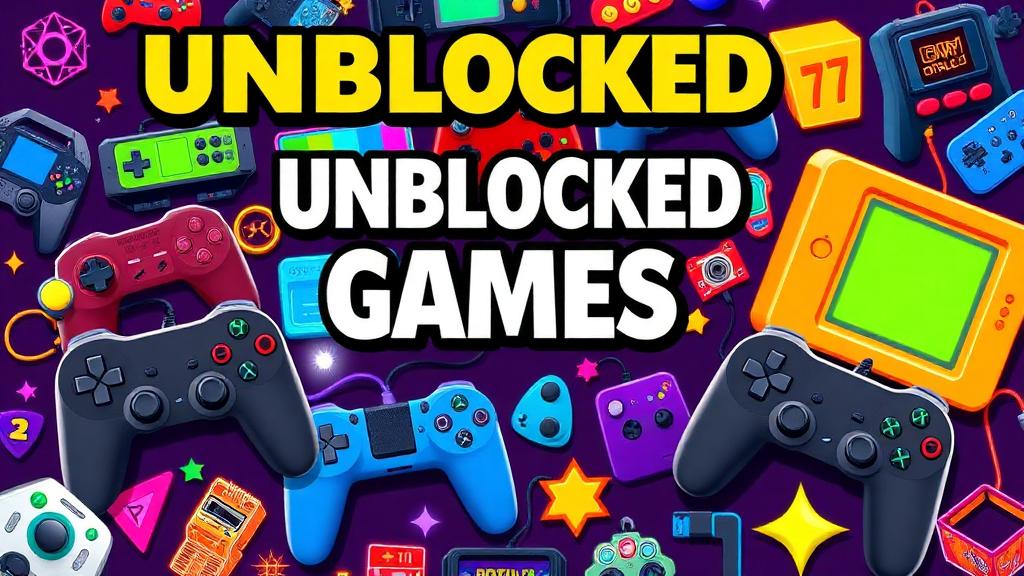 UnblockedGames77 — browser game website preview