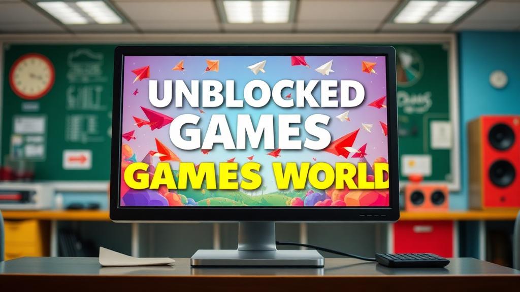 UnblockedGamesWorld — browser game website preview