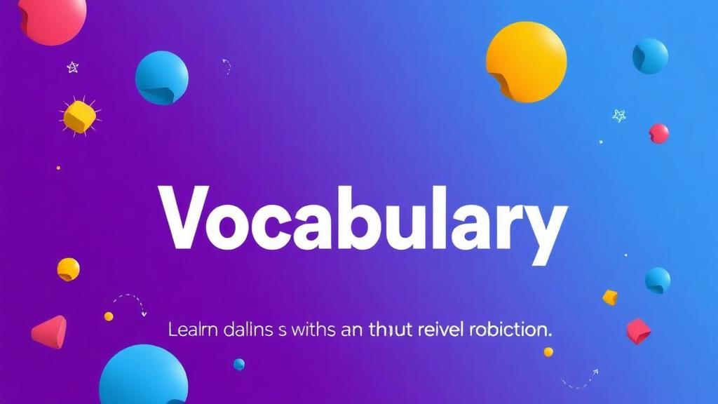 Vocabulary — browser game website preview
