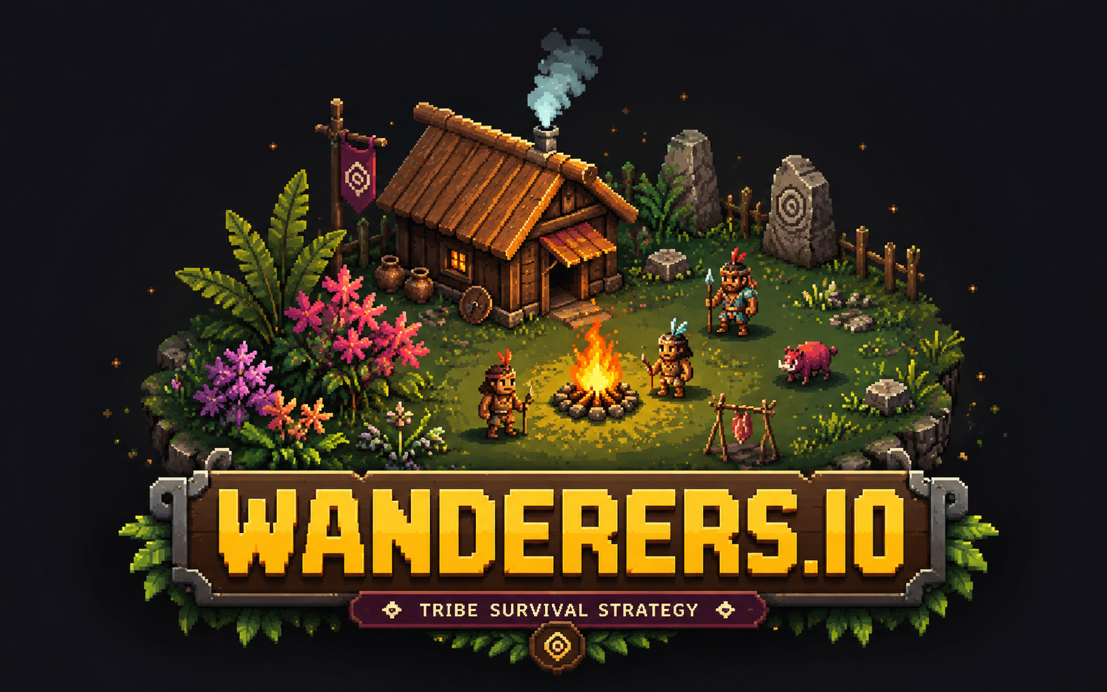 Wanderers.io — browser game website preview