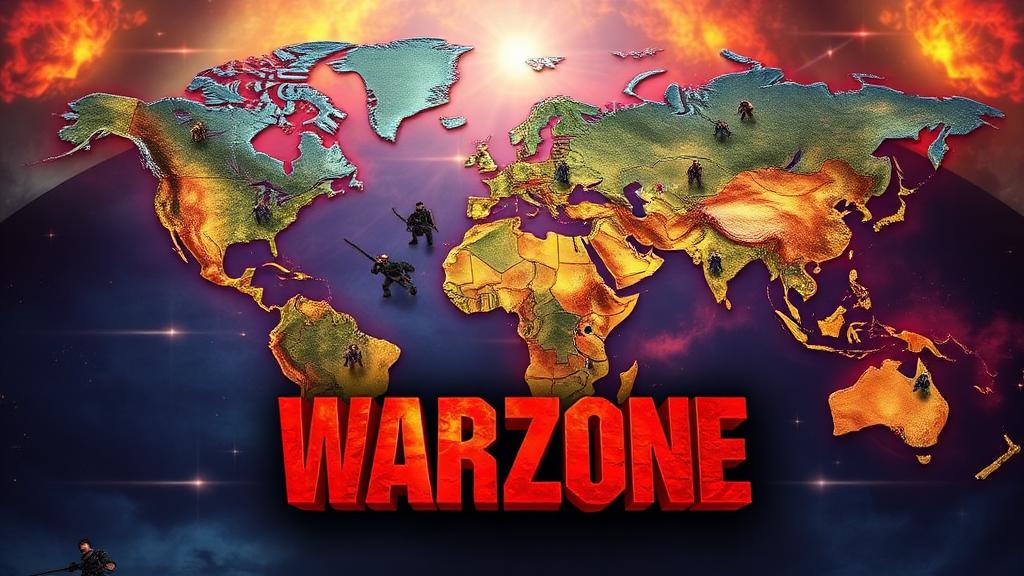 Warzone — browser game website preview