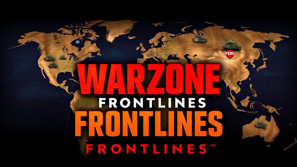 WarzoneFrontlines — browser game website preview