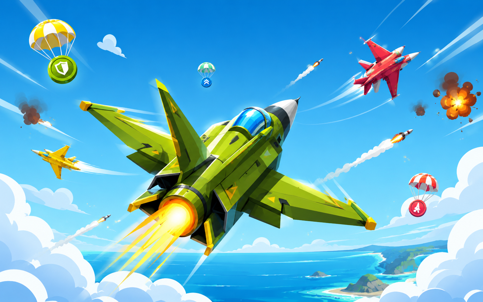 Wings.io — browser game website preview