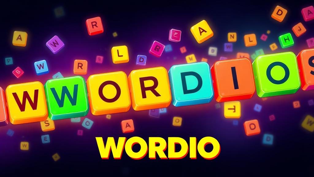 WordioGame — browser game website preview