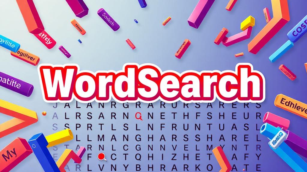 WordSearch — browser game website preview