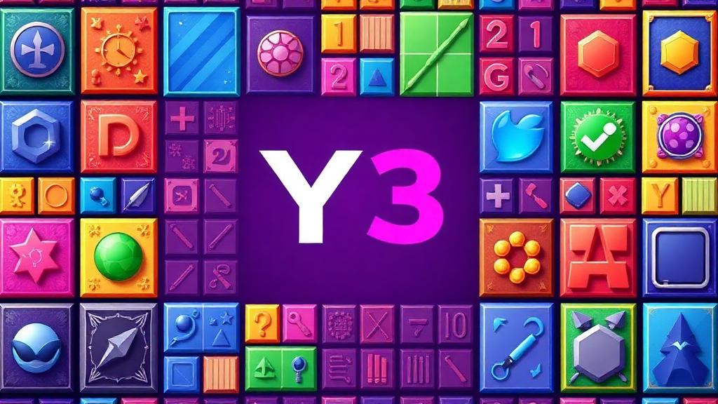 Y3 — browser game website preview