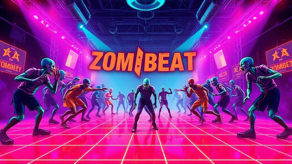 Zombeat.io — browser game website preview