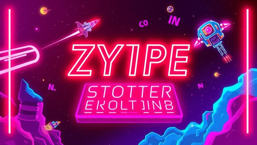 Ztype — browser game website preview
