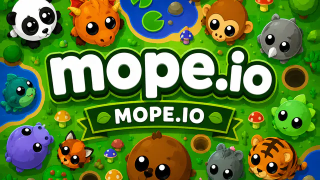Mope.io — browser game website preview