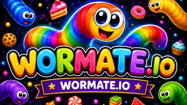 Wormate.io — browser game website preview